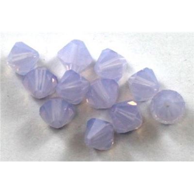 Swarovski Crystal 5328 Bicone Violet Opal 6mm 