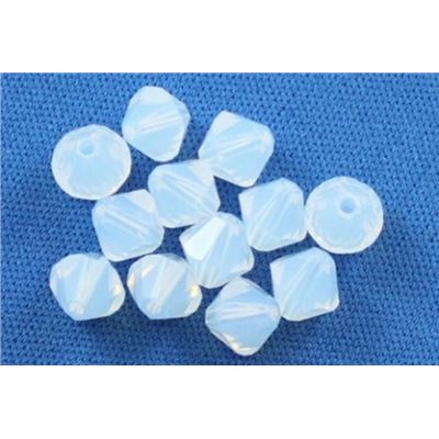 Swarovski Crystal 5328 Bicone White Opal 6mm 