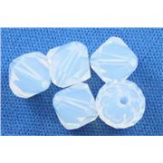Swarovski Crystal 5328 Bicone White Opal 8mm 