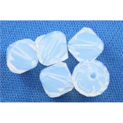 Swarovski Crystal 5328 Bicone White Opal 8mm 