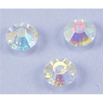 Swarovski Crystal 5305 Saucer Crystal AB 6mm 