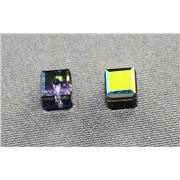 Swarovski Crystal 5601 Cube Vitrail Medium 4mm 