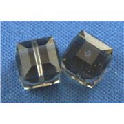 Swarovski Crystal 5601 Cube Black Diamond 4mm 