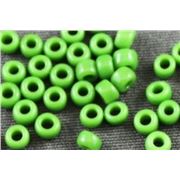 Seed Bead Green Opaque 9/0 - Minimum 10g