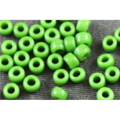 Seed Bead Green Opaque 9/0 - Minimum 10g