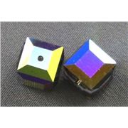 Swarovski Crystal 5601 Cube Sapphire 4mm 