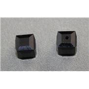 Swarovski Crystal 5601 Cube Jet 6mm 