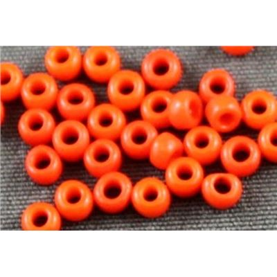 Seed Bead Orange Opaque 9/0 - Minimum 10g