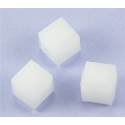 Swarovski Crystal 5601 Cube White Alabaster 8mm 