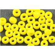 Seed Bead Yellow Opaque 9/0 - Minimum 10g