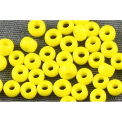 Seed Bead Yellow Opaque 9/0 - Minimum 10g