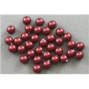 Swarovski Crystal 5810 Pearl Bordeaux 4mm 