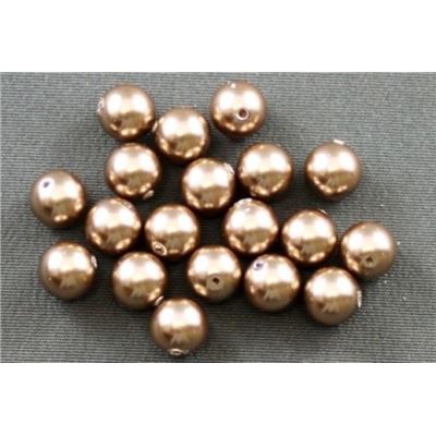 Swarovski Crystal 5810 Pearl Bronze 10mm 