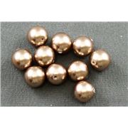 Swarovski Crystal 5810 Pearl Bronze 12mm 