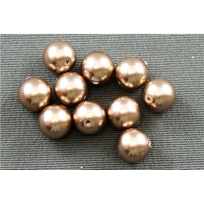 Swarovski Crystal 5810 Pearl Bronze 12mm 