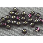 Seed Bead Amethyst Silver Lined 9/0 - Minimum 10g