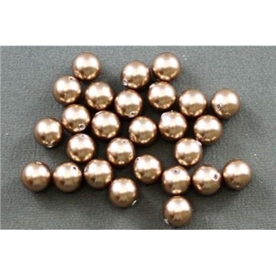 Swarovski Crystal 5810 Pearl Bronze 8mm 