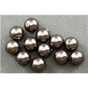 Swarovski Crystal 5810 Pearl Brown 12mm 