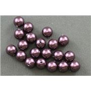 Swarovski Crystal 5810 Pearl Burgundy 10mm 