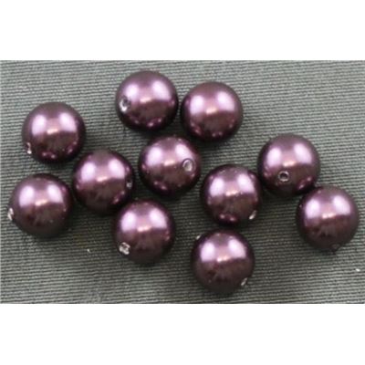 Swarovski Crystal 5810 Pearl Burgundy 12mm 