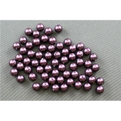 Swarovski Crystal 5810 Pearl Burgundy 4mm 