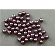 Swarovski Crystal 5810 Pearl Burgundy 5mm 