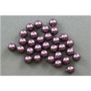 Swarovski Crystal 5810 Pearl Burgundy 8mm 