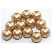 Swarovski Crystal 5810 Pearl Vintage Gold 5mm 