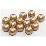 Swarovski Crystal 5810 Pearl Vintage Gold 6mm 