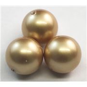 Swarovski Crystal 5810 Pearl Vintage Gold 12mm 