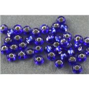Seed Bead Royal Silver Lined 9/0 - Minimum 10g