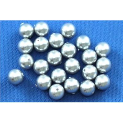 Swarovski Crystal 5810 Pearl Light Grey 8mm 
