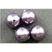 Swarovski Crystal 5810 Pearl Mauve 12mm 