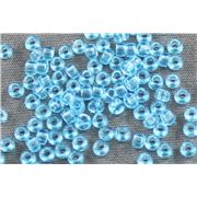 Seed Bead Blue Transparent 9/0 - Minimum 10g