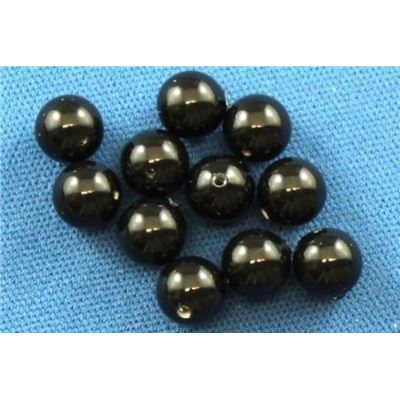 Swarovski Crystal 5810 Pearl Mystic Black 12mm 