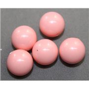 Swarovski Crystal 5810 Pearl Pink Coral 12mm 