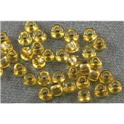 Seed Bead Honey Transparent 9/0 - Minimum 10g