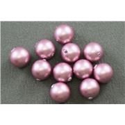 Swarovski Crystal 5810 Pearl Powder Rose 10mm 