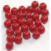 Swarovski Crystal 5810 Pearl Red Coral 3mm 