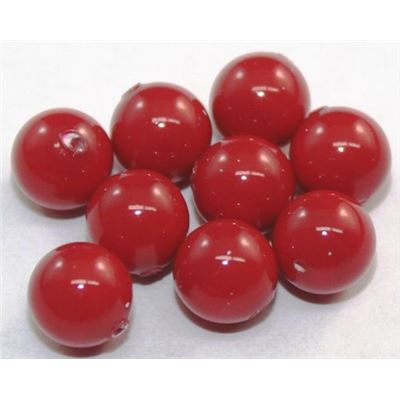 Swarovski Crystal 5810 Pearl Red Coral 6mm 