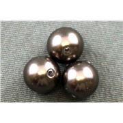 Swarovski Crystal 5811 Pearl Brown 14mm 