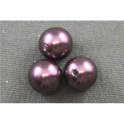 Swarovski Crystal 5811 Pearl Burgundy 14mm 