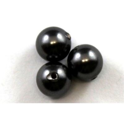 Swarovski Crystal 5811 Pearl Dark Grey 14mm 