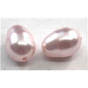 Swarovski Crystal 5821 Pearl Drop Rose 11x8mm 