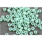 Seed Bead Pale Green Luster 9/0 - Minimum 10g