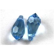 Swarovski Crystal 6000 Pendant Aqua 11x5.5mm 