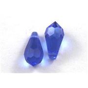 Swarovski Crystal 6000 Pendant Sapphire 11x5.5mm 