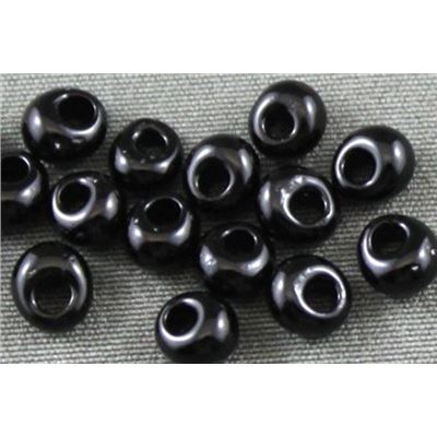 Magatama Black Opaque 9/0 - Minimum 10g