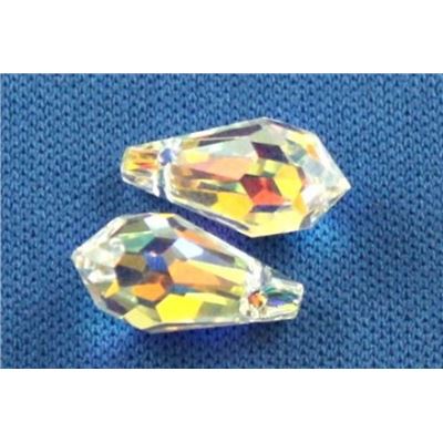 Swarovski Crystal 6000 Pendant Crystal  AB 13x6.5mm 