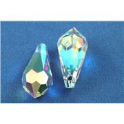 Swarovski Crystal 6000 Pendant Crystal AB 22x11mm 
